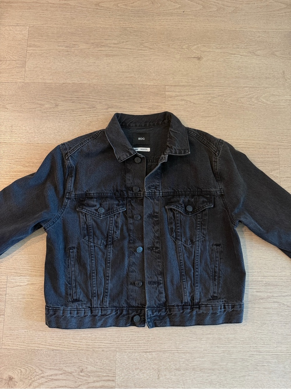 BDG Black Denim Jacket